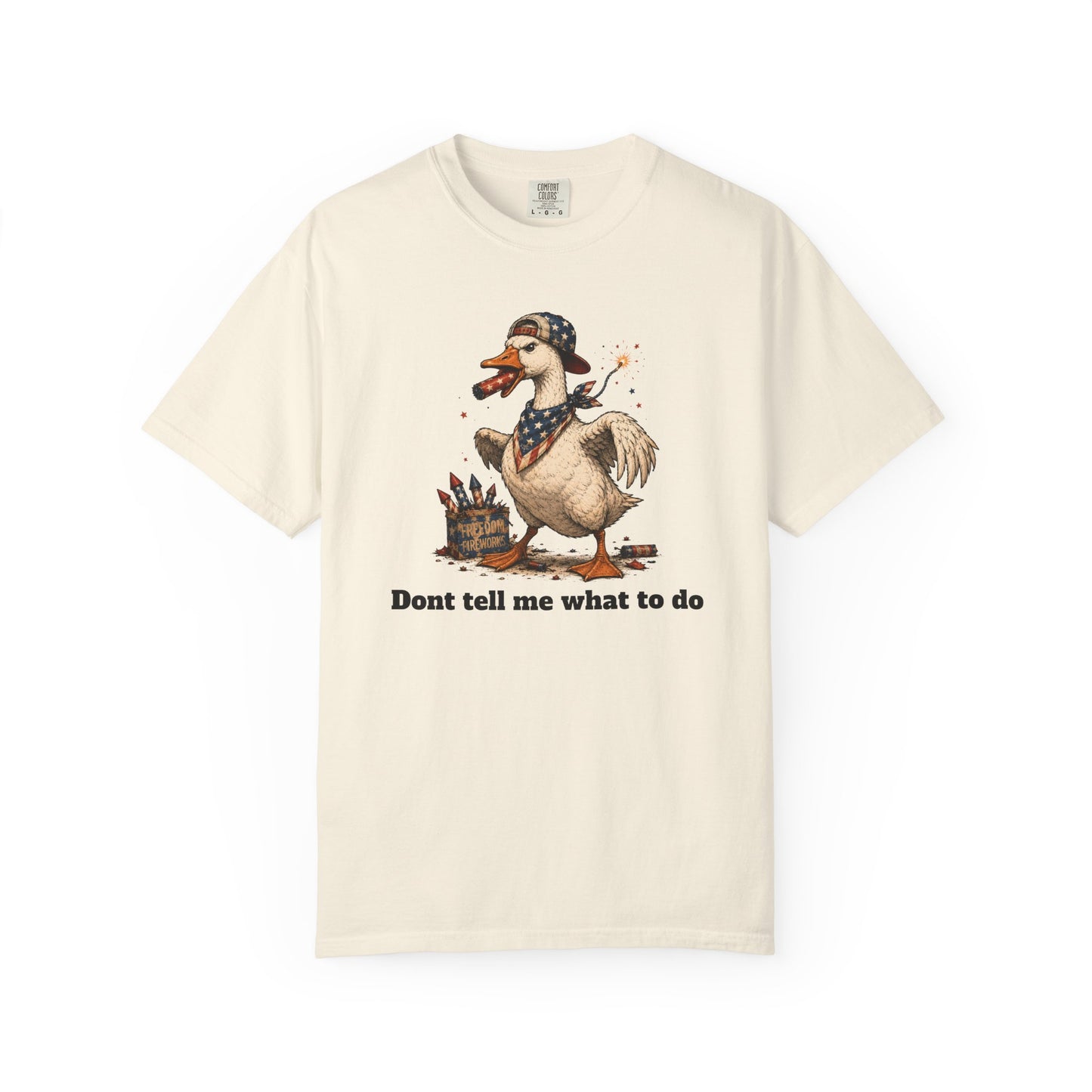 Don’t tell me what to do - Patriotic Duck Graphic T-Shirt - Unisex