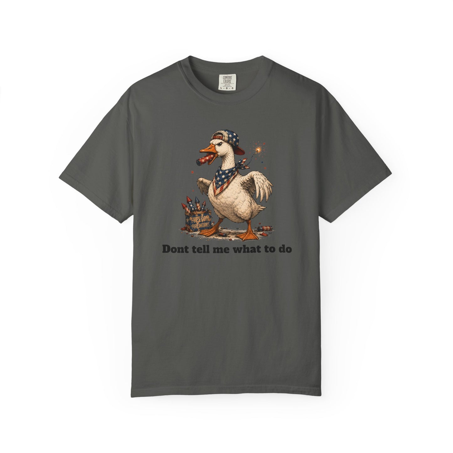 Don’t tell me what to do - Patriotic Duck Graphic T-Shirt - Unisex
