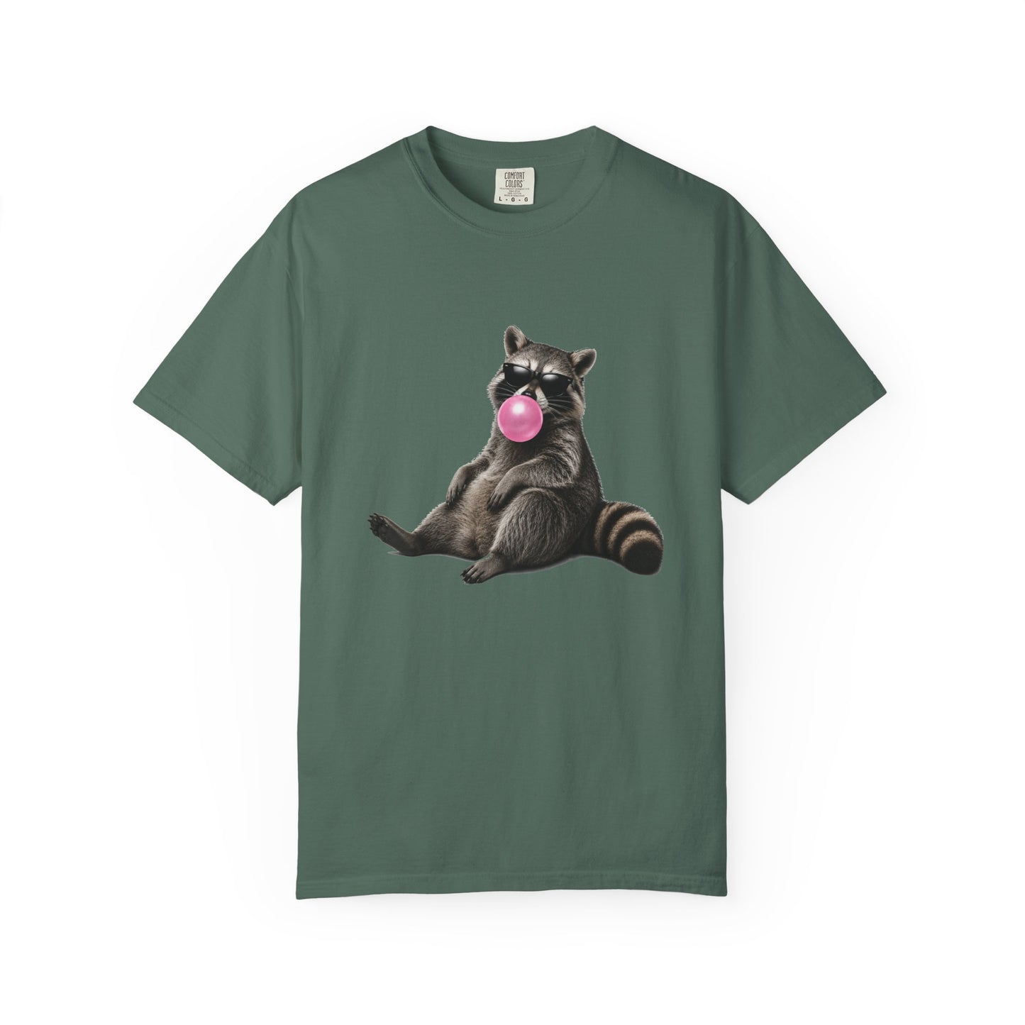Raccoon Blowing Bubble Gum T-Shirt - Unisex