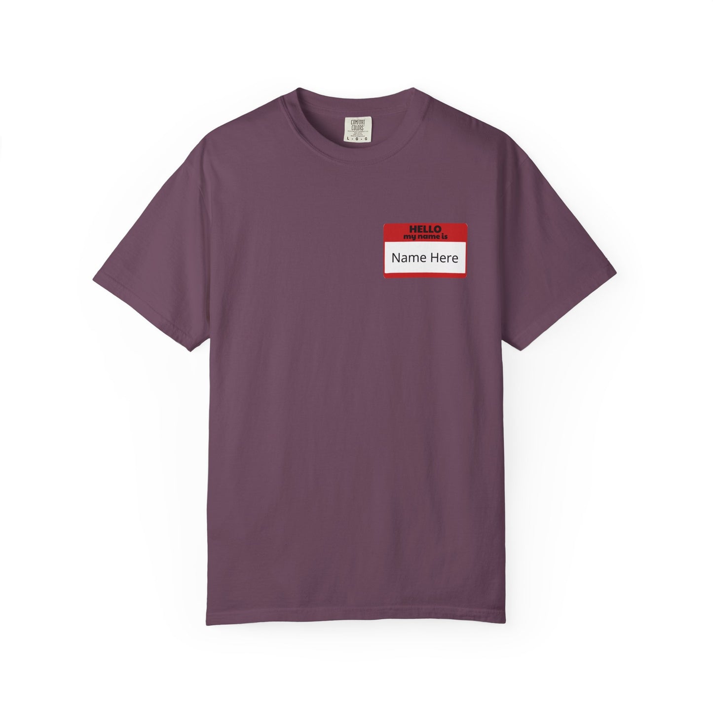 Name Tag Graphic T-Shirt