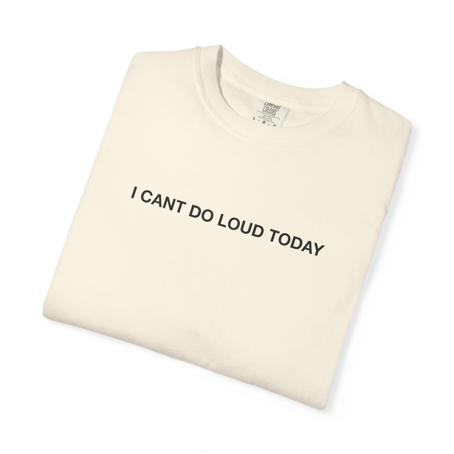 I Can't Do Loud Today T‑Shirt