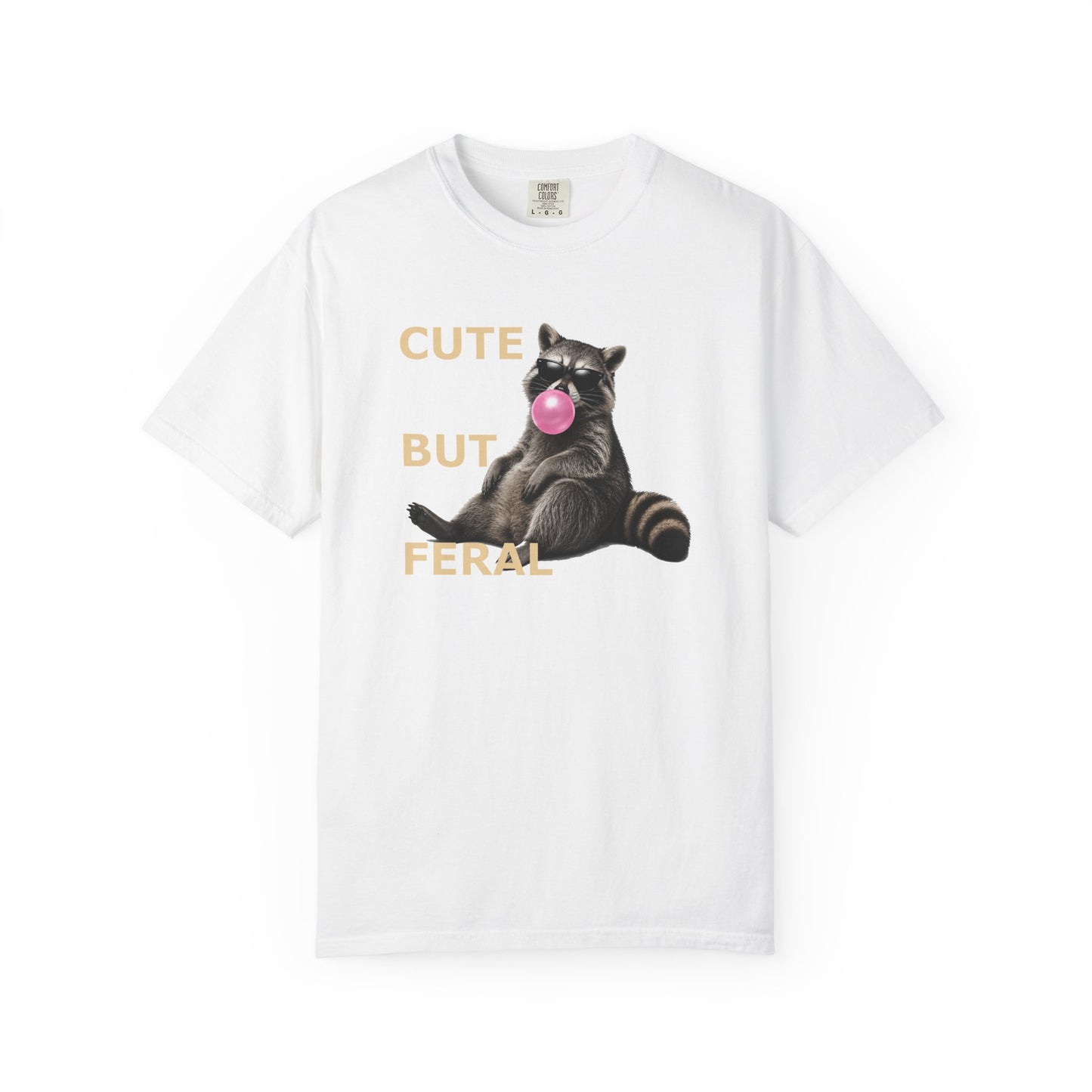 Raccoon "Cute But Feral" T-Shirt - Unisex