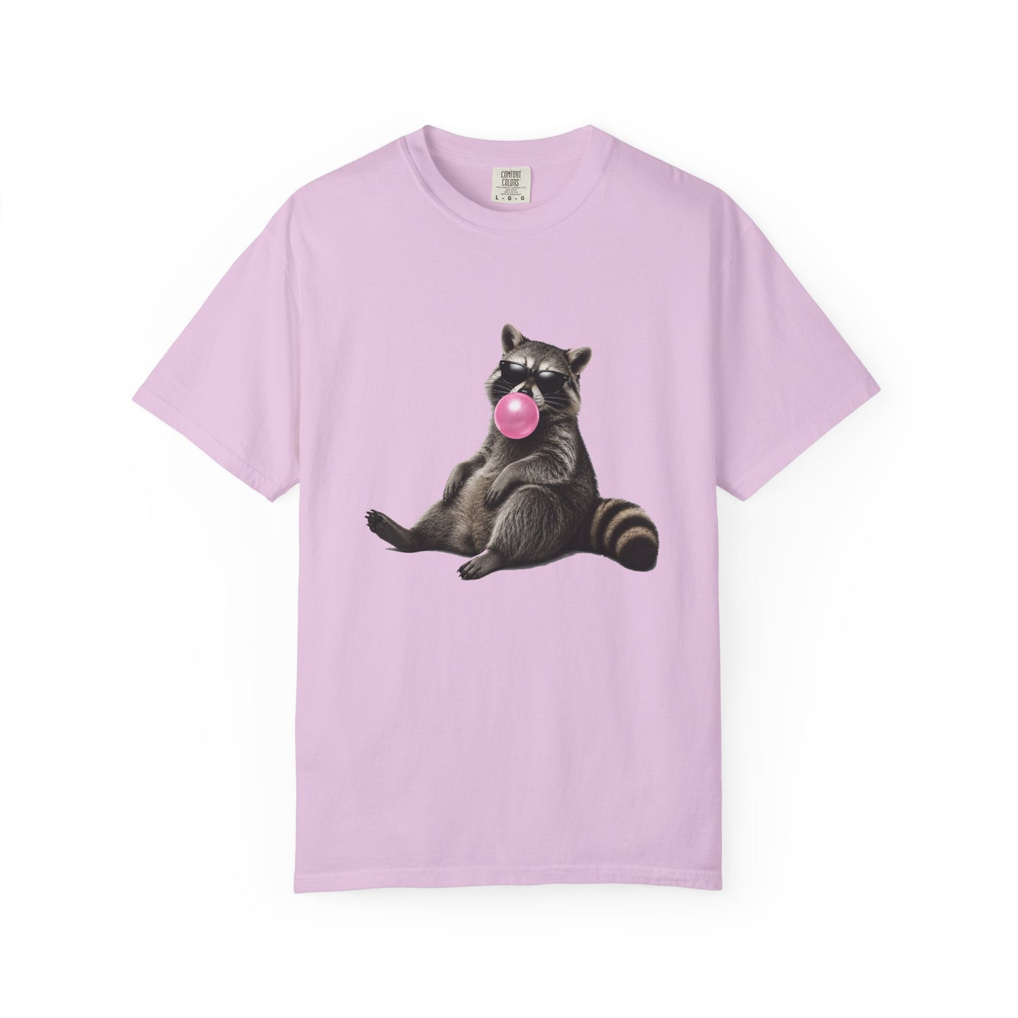 Raccoon Blowing Bubble Gum T-Shirt - Unisex