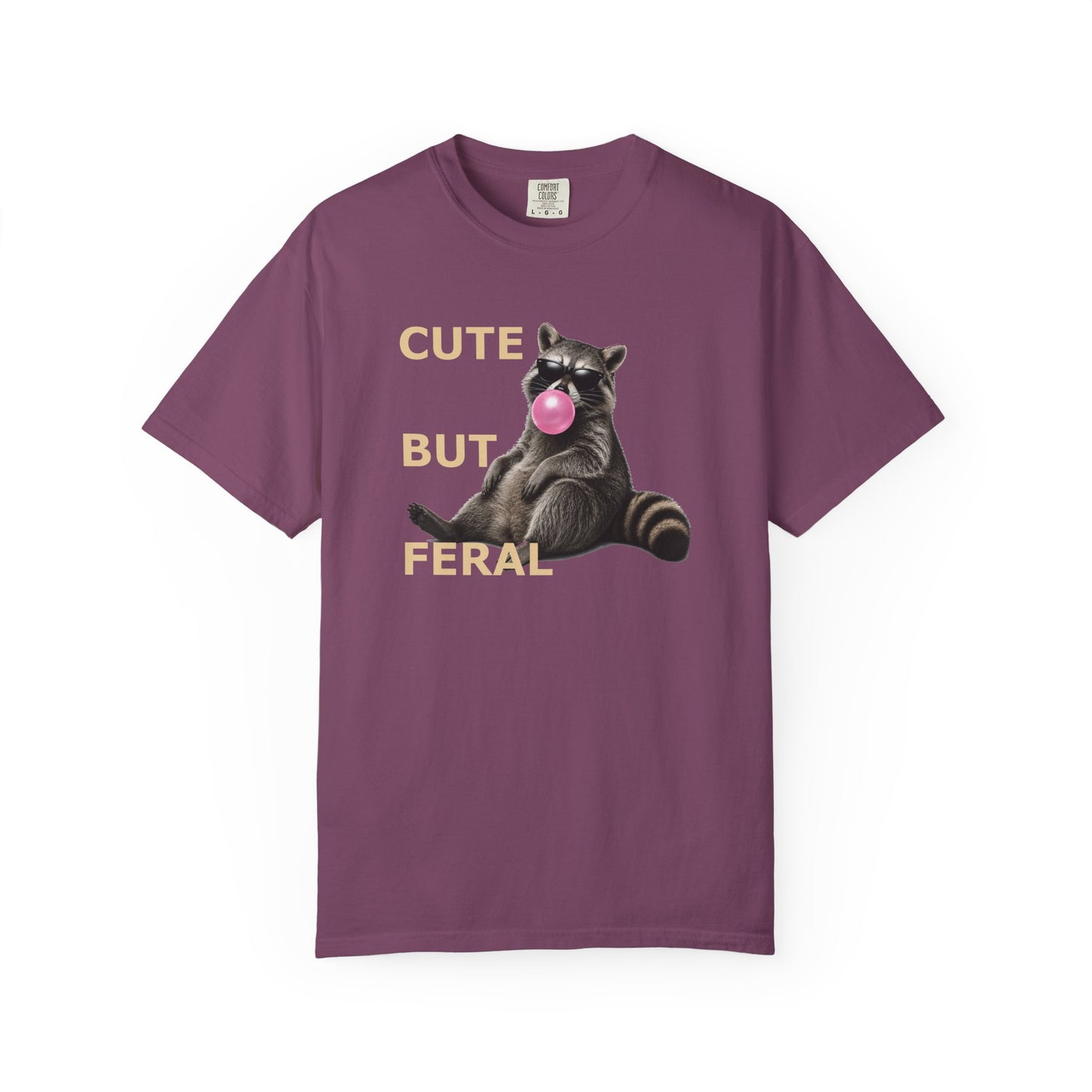 Raccoon "Cute But Feral" T-Shirt - Unisex