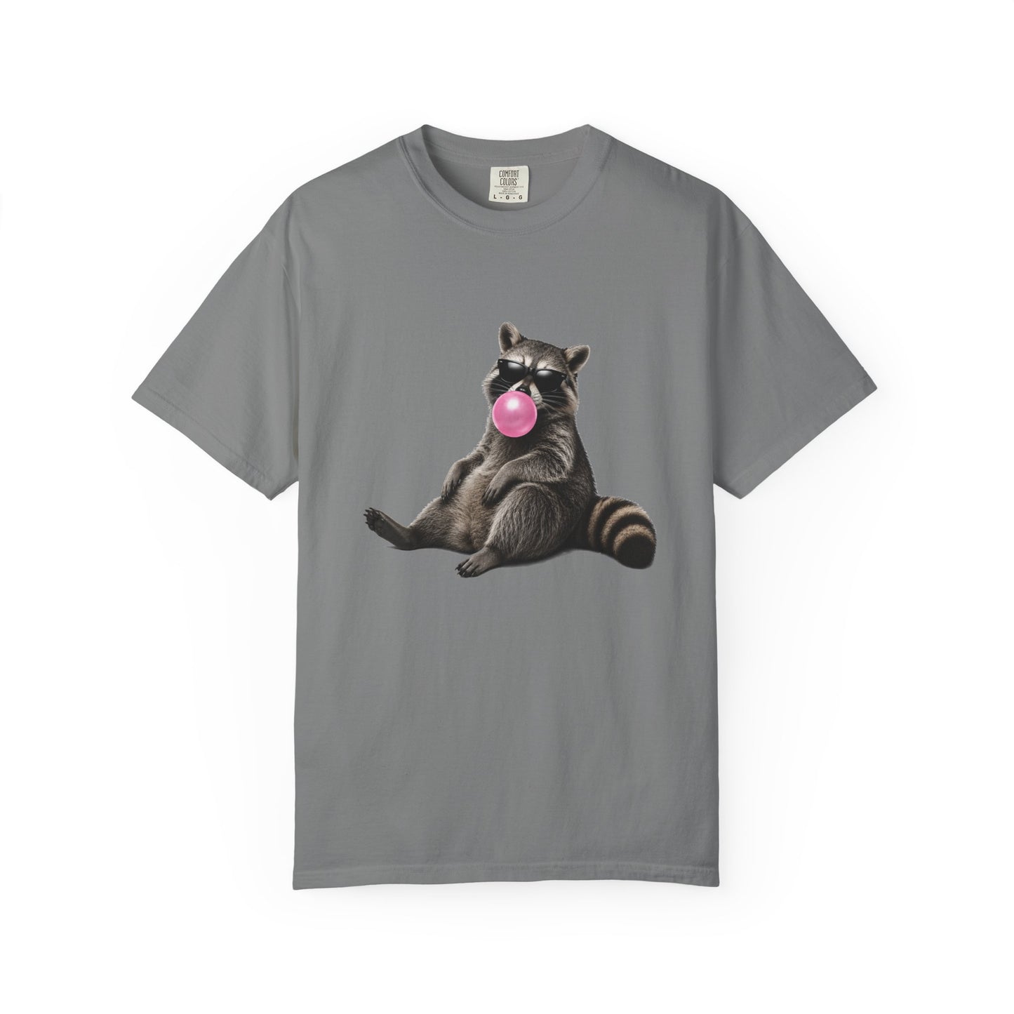Raccoon Blowing Bubble Gum T-Shirt - Unisex