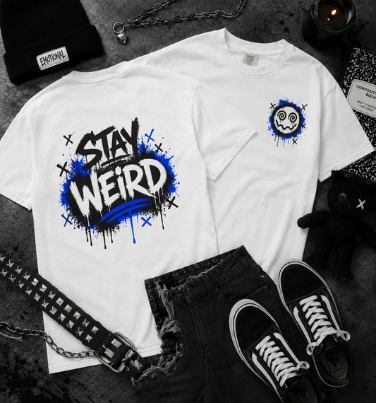 Stay Weird Graphic T‑Shirt - Unisex