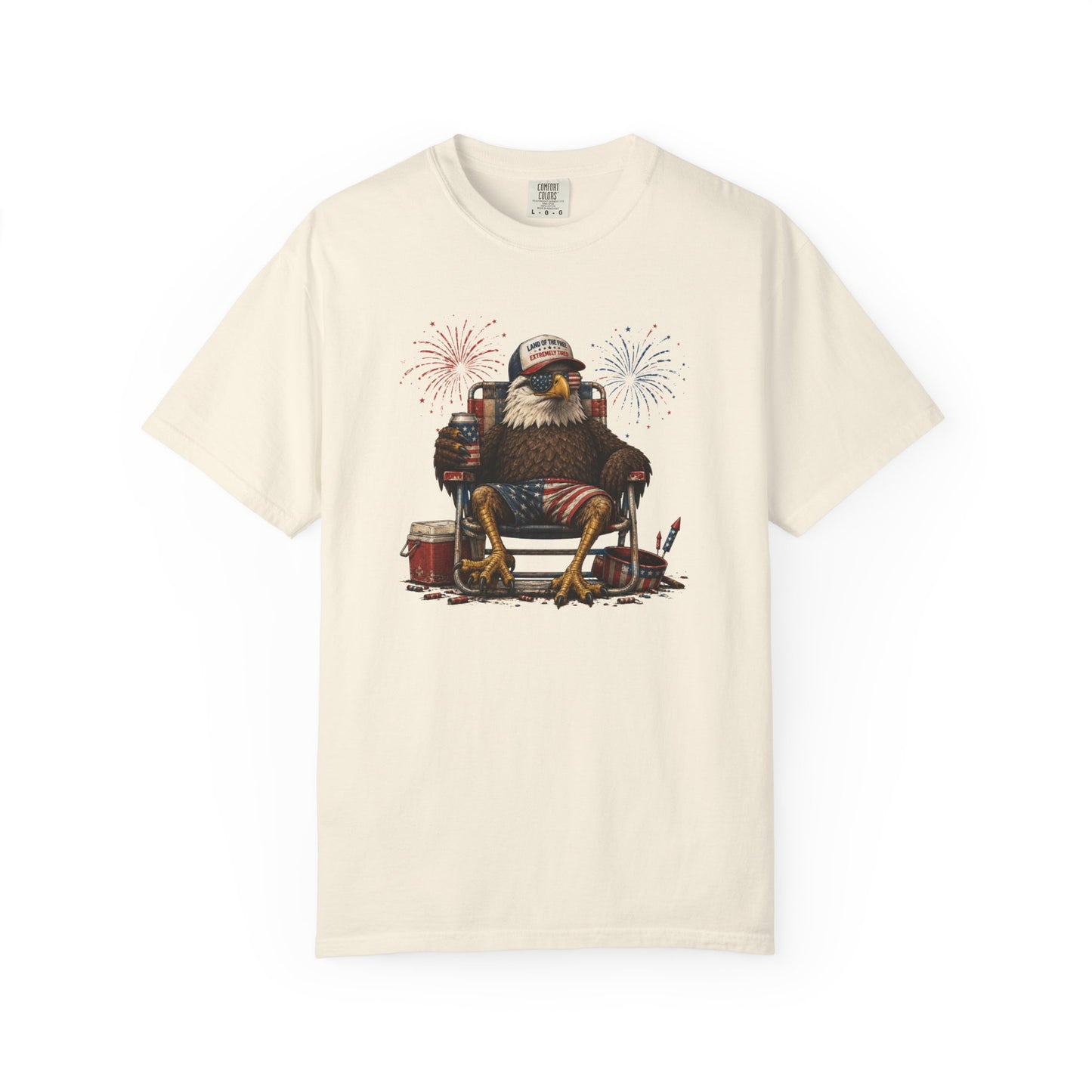 Patriotic Bald Eagle BBQ Graphic T-Shirt – Unisex