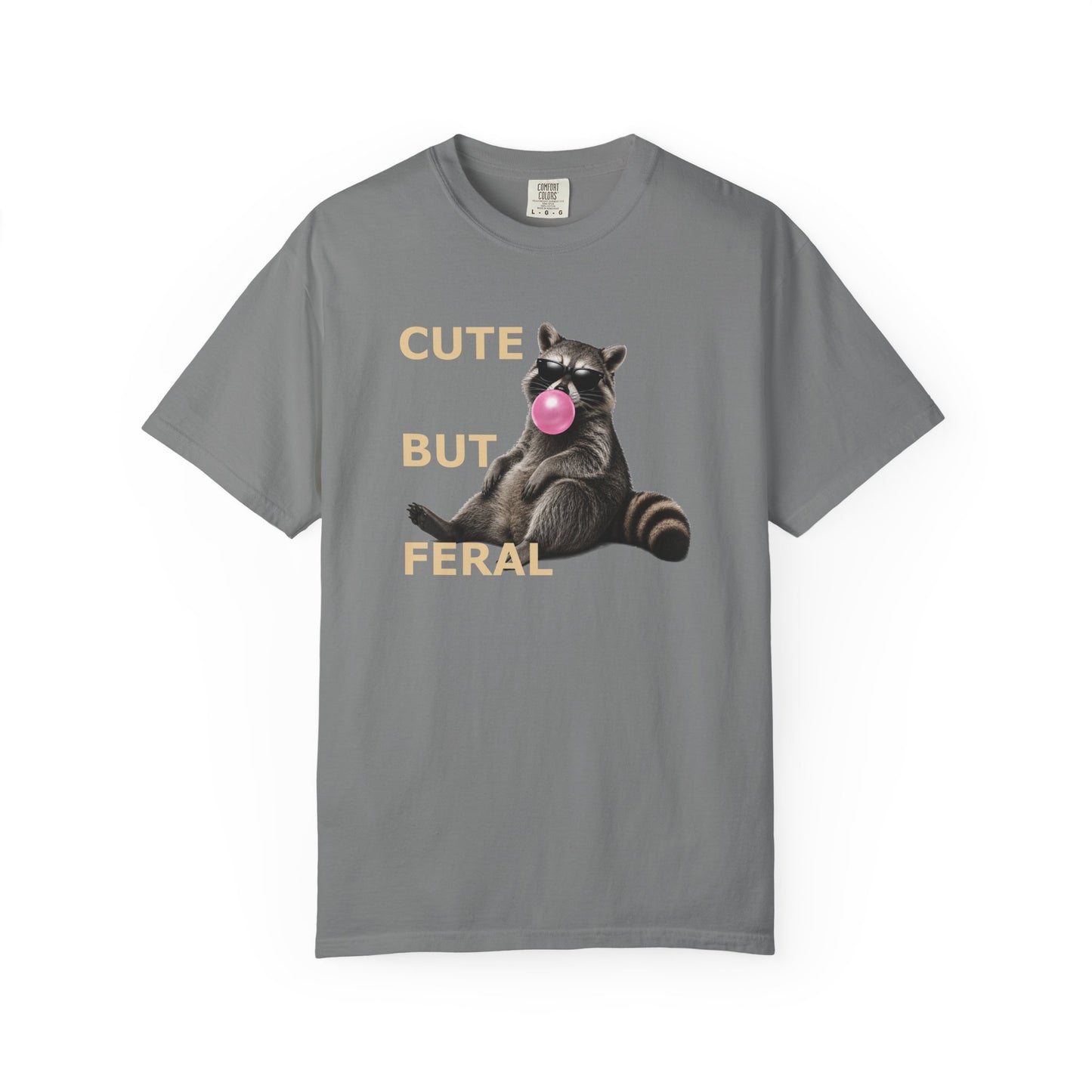 Raccoon "Cute But Feral" T-Shirt - Unisex