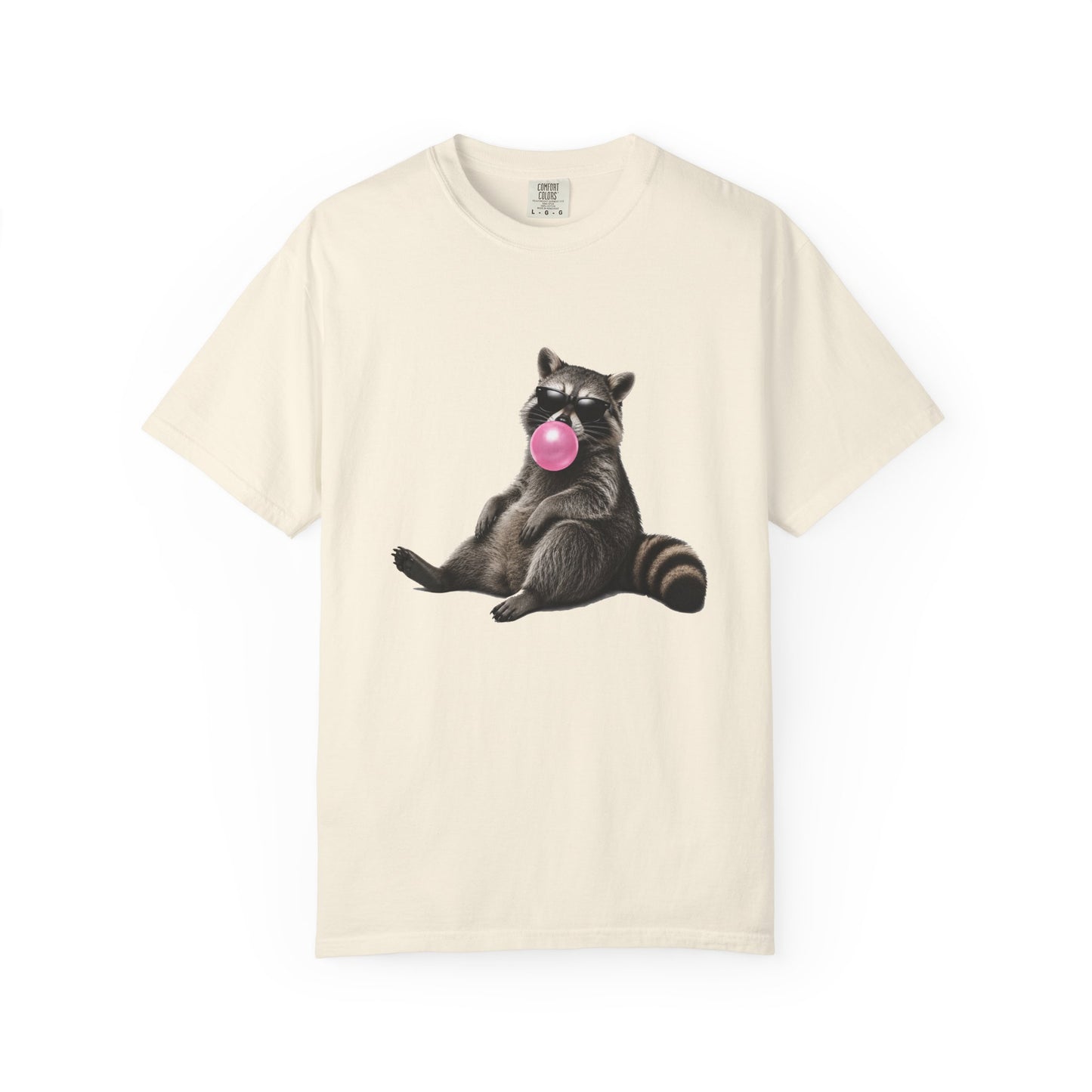 Raccoon Blowing Bubble Gum T-Shirt - Unisex