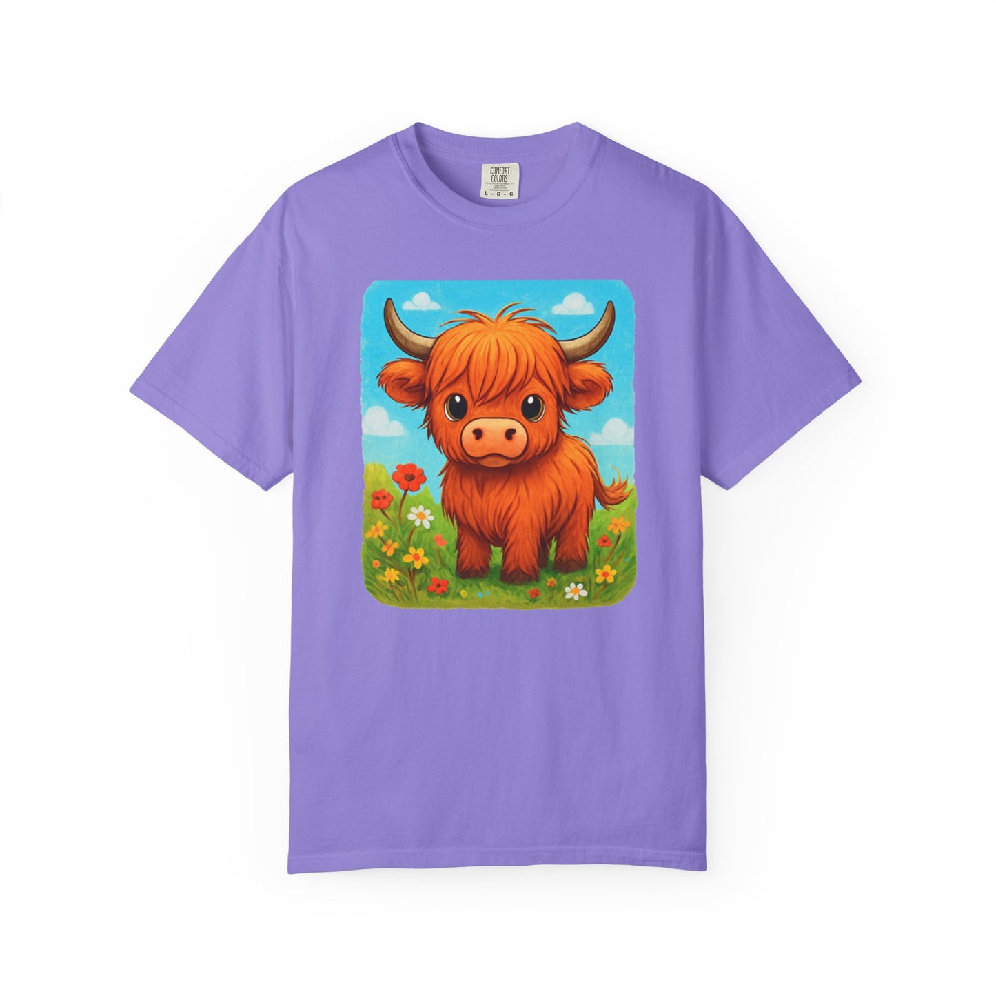 Highland Cow Heavyweight Graphic T-Shirt