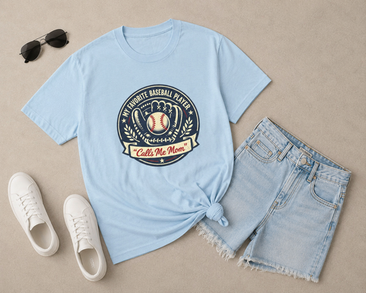 Vintage Baseball Mom T-Shirt – Distressed