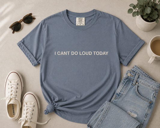 I Can't Do Loud Today T-Shirt