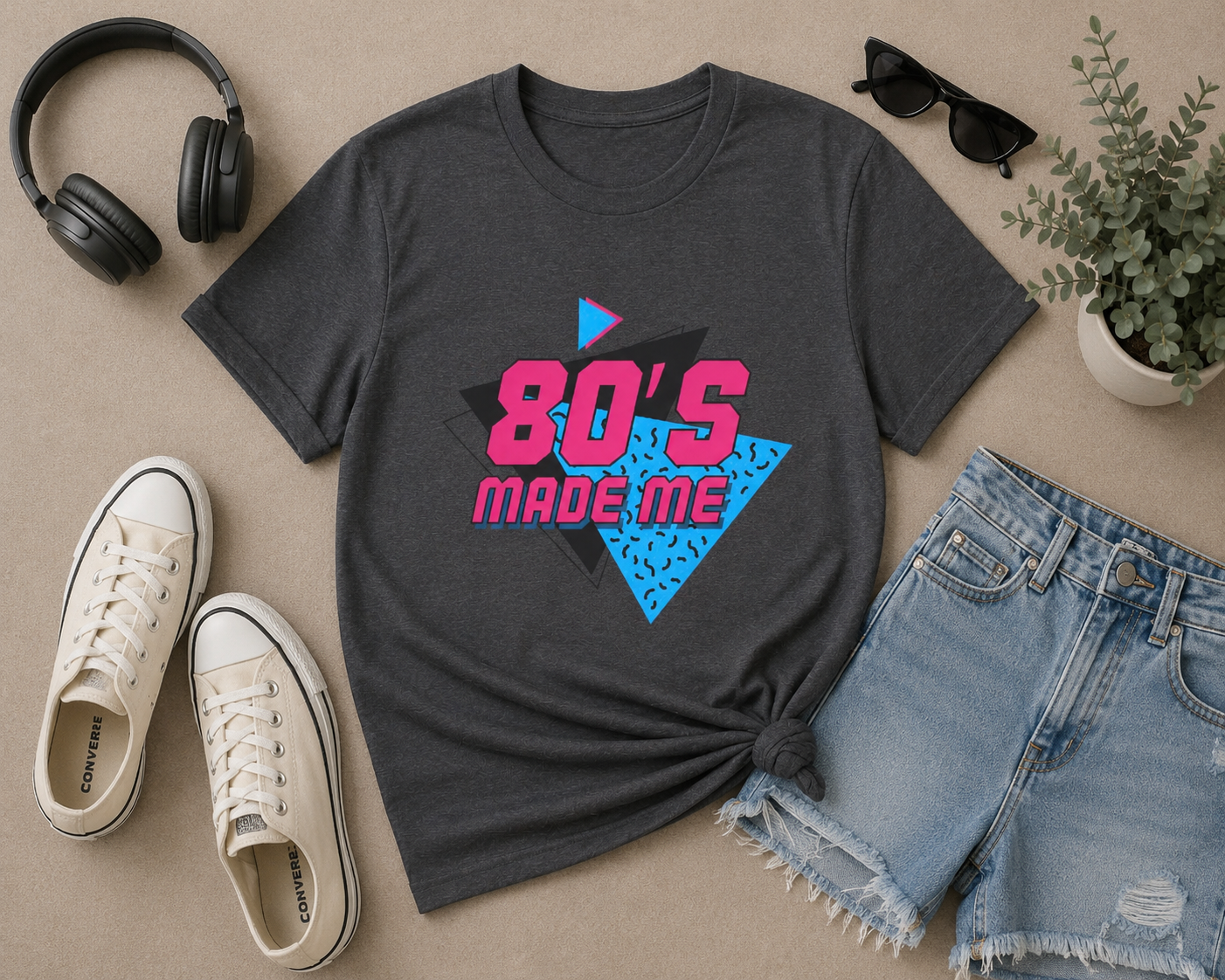 80's Made Me T-Shirt — Retro 80s Nostalgia Graphic Tee