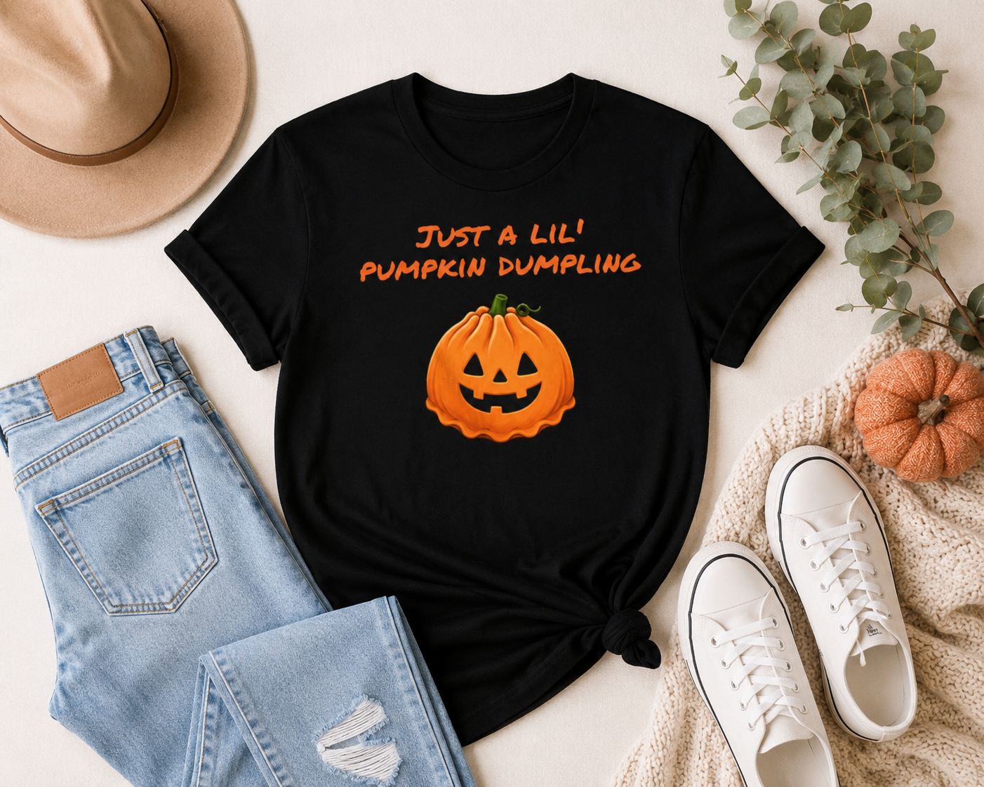 Pumpkin Dumpling T-Shirt – Just a Lil' Pumpkin Dumpling Halloween Tee
