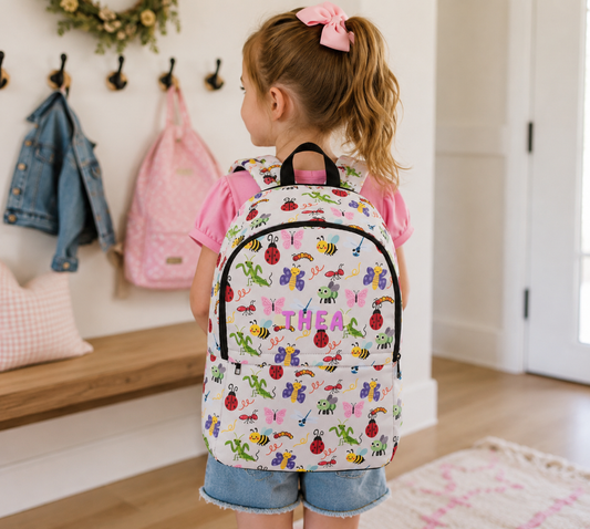 CUSTOM Bugs Pattern Backpack – THEA